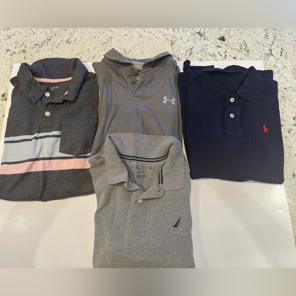 Polo Ralph Lauren Other - Bundle of 4 Youth Large Polo Shirts. Nautica, Ralph Lauren, UA & Cat & Jack